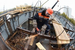  На Калужском шоссе закончены строительно-монолитные работы в Сосенках 