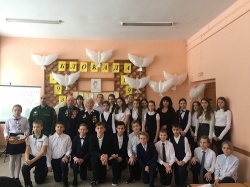 Совет ветеранов провел встречу со школьниками в г.Апрелевка