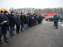 Глава поселения принял участие в тренировке по реагированию на чрезвычайную ситуацию