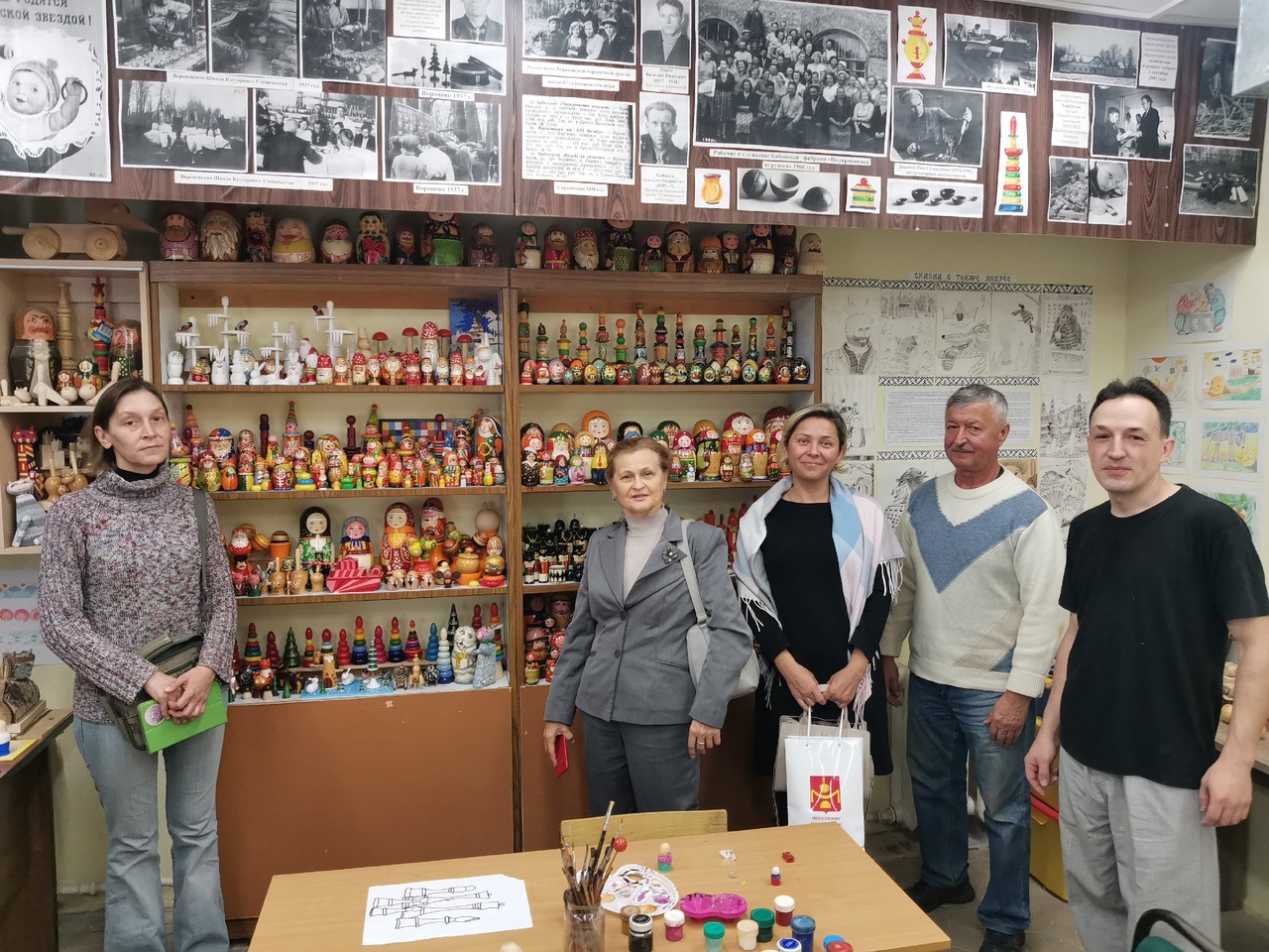 Гости из Роговского посетили ДХШ «Бабенская игрушка»
